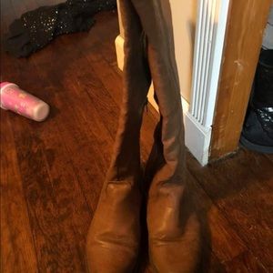 Tan boots